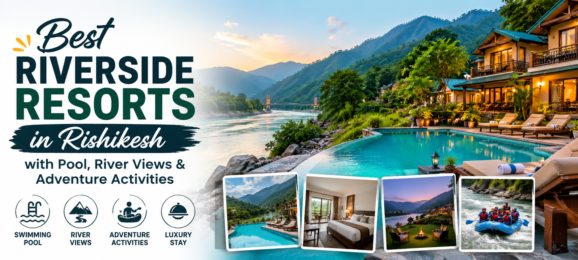 best riverside resorts in rishikesh