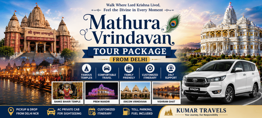 Mathura Vrindavan Tour Package from Delhi